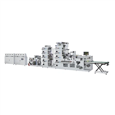 اسٹیک ٹائپ فور کلر فلیکسو پرنٹنگ مشین